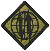 2nd Signal Brigade OCP Scorpion Shoulder Patch With Velcro